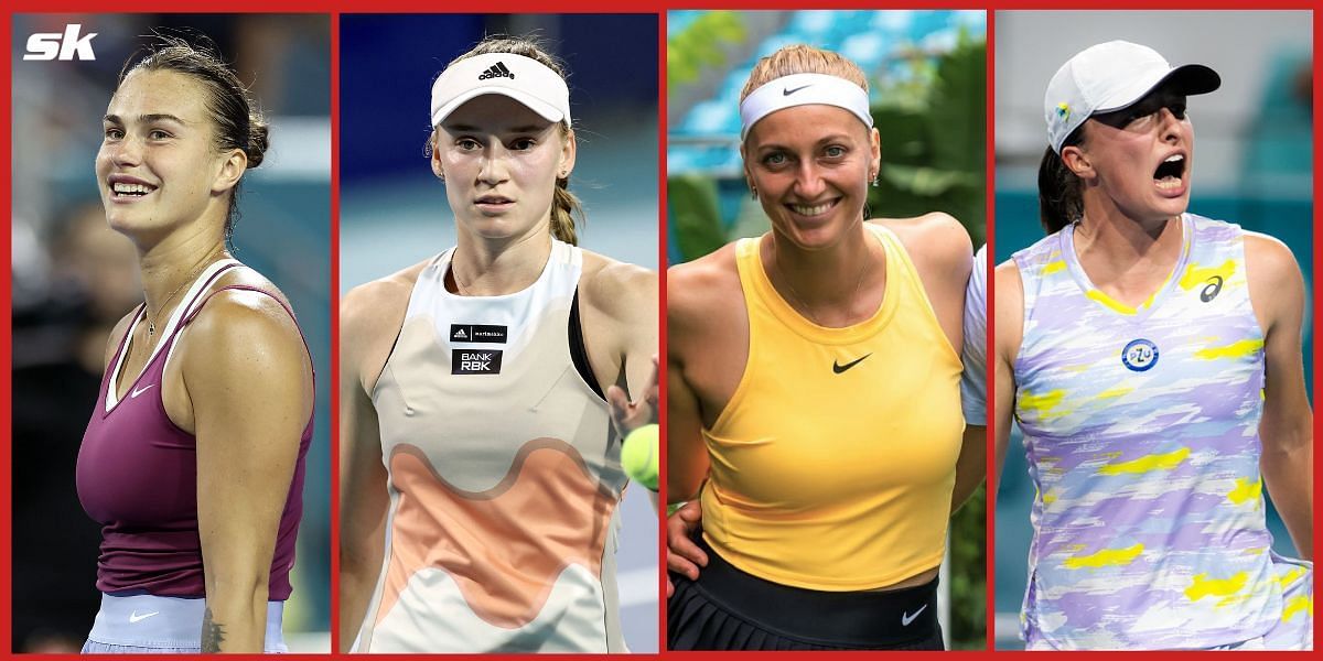 WTA Race to Finals rankings updated list: Sabalenka and Rybakina sit atop after the end of 2023 season's first quarter