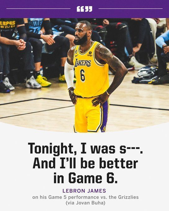 5 lowest scoring games of LeBron James' NBA Playoffs career