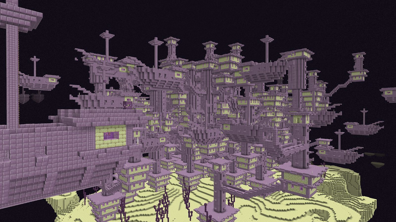 What are End cities in Minecraft?