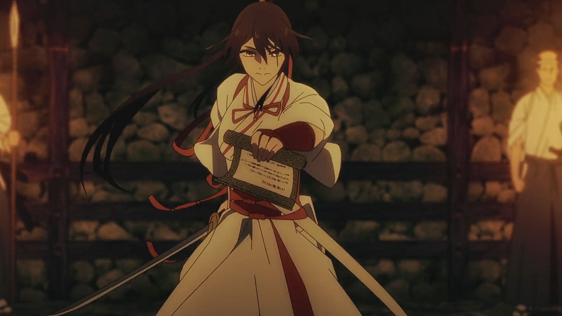 Asaemon كما يظهر في الأنمي (الصورة من MAPPA)