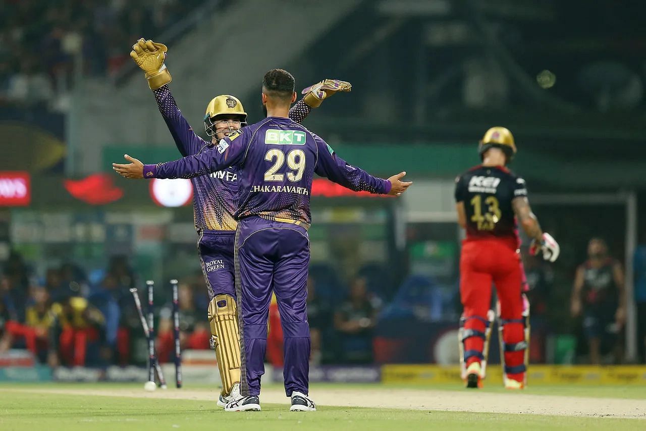 ادعى Varun Chakaravarthy أربعة ويكيت ضد RCB.  (صورة: iplt20.com)