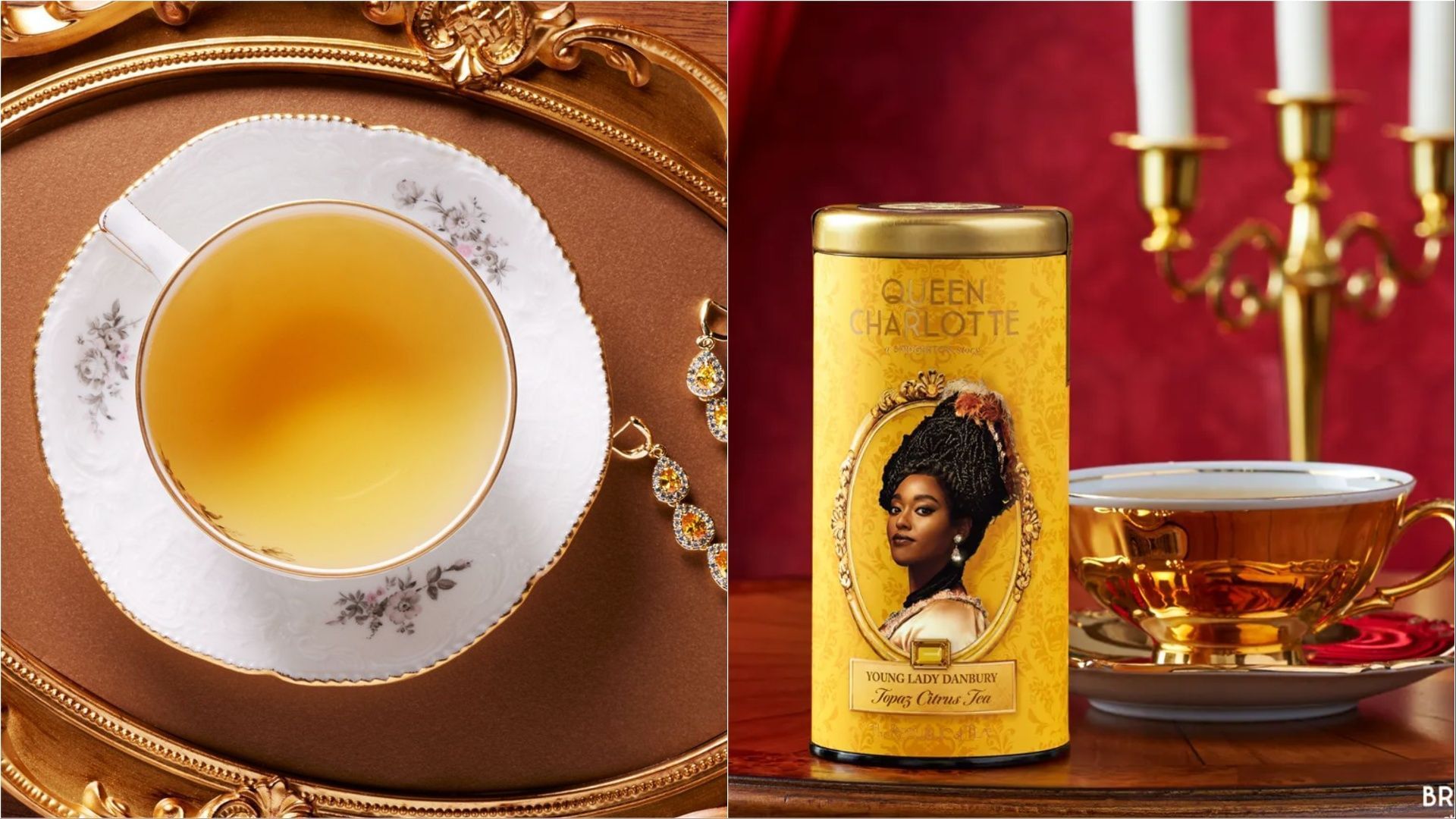 The Republic of Tea x Bridgerton Queen Charlotte tea range where to