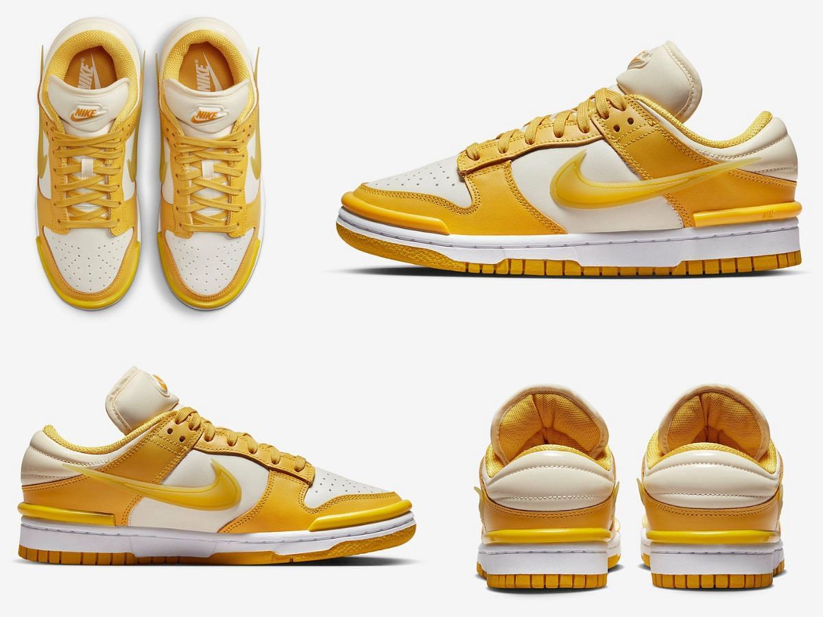 Here&#039;s a detailed look at the upcoming Nike Dunk Low shoes (Image via Sportskeeda)