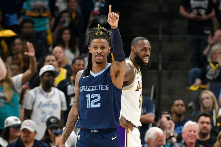 Ja Morant finished Game 1 with 18 points and six rebounds