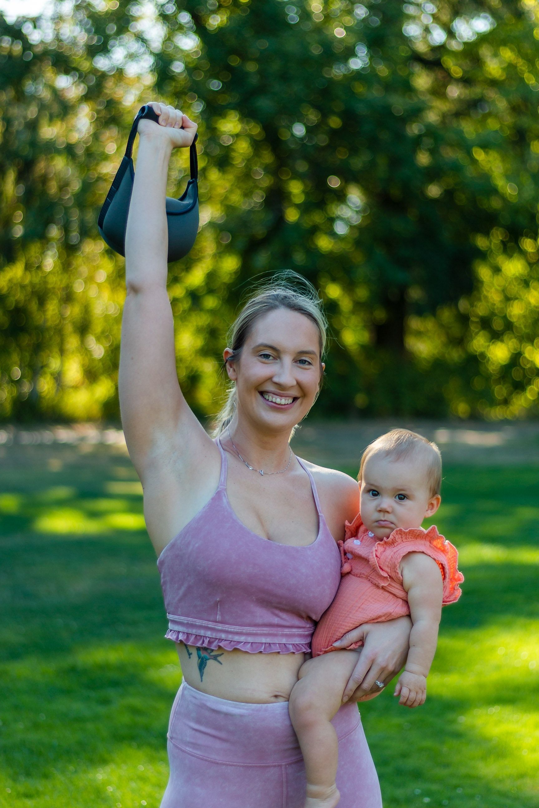 Postpartum exercise (Image via Pexels)