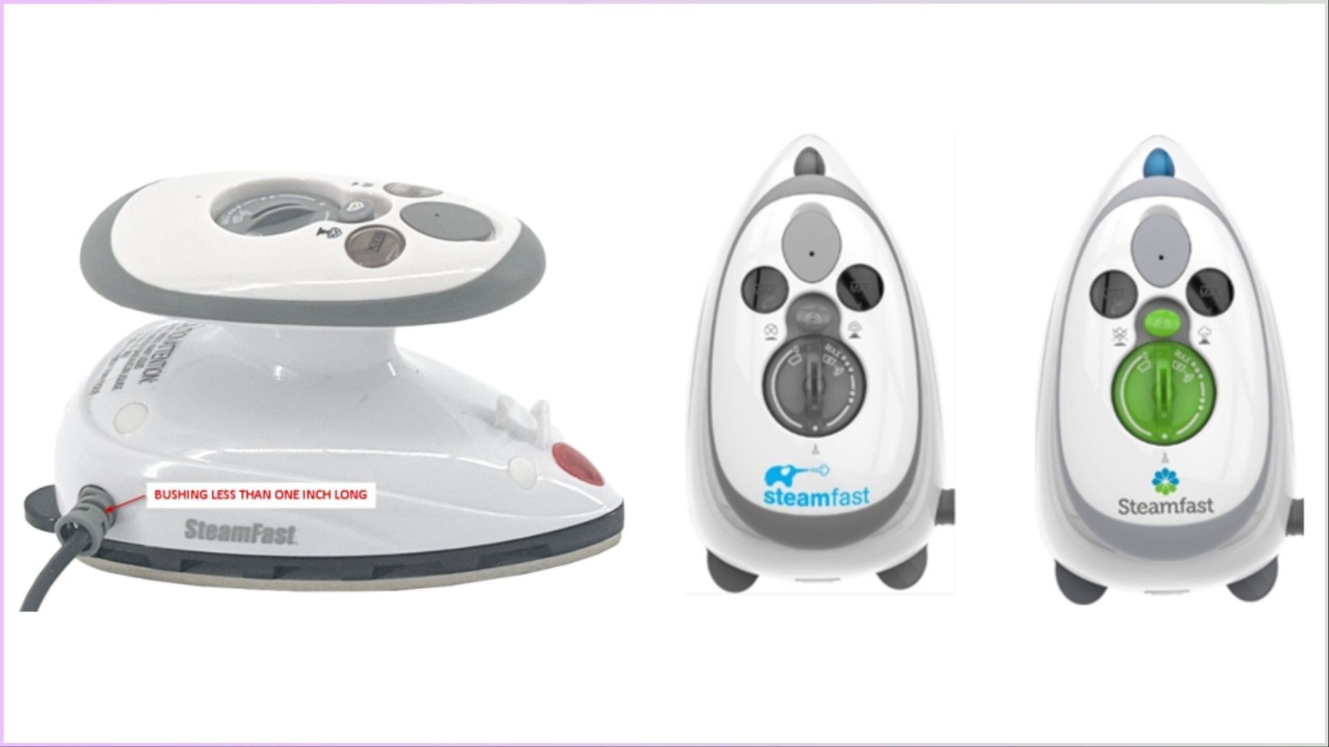 Steamfast and Brookstone Travel Steam Irons recall Reason, affected