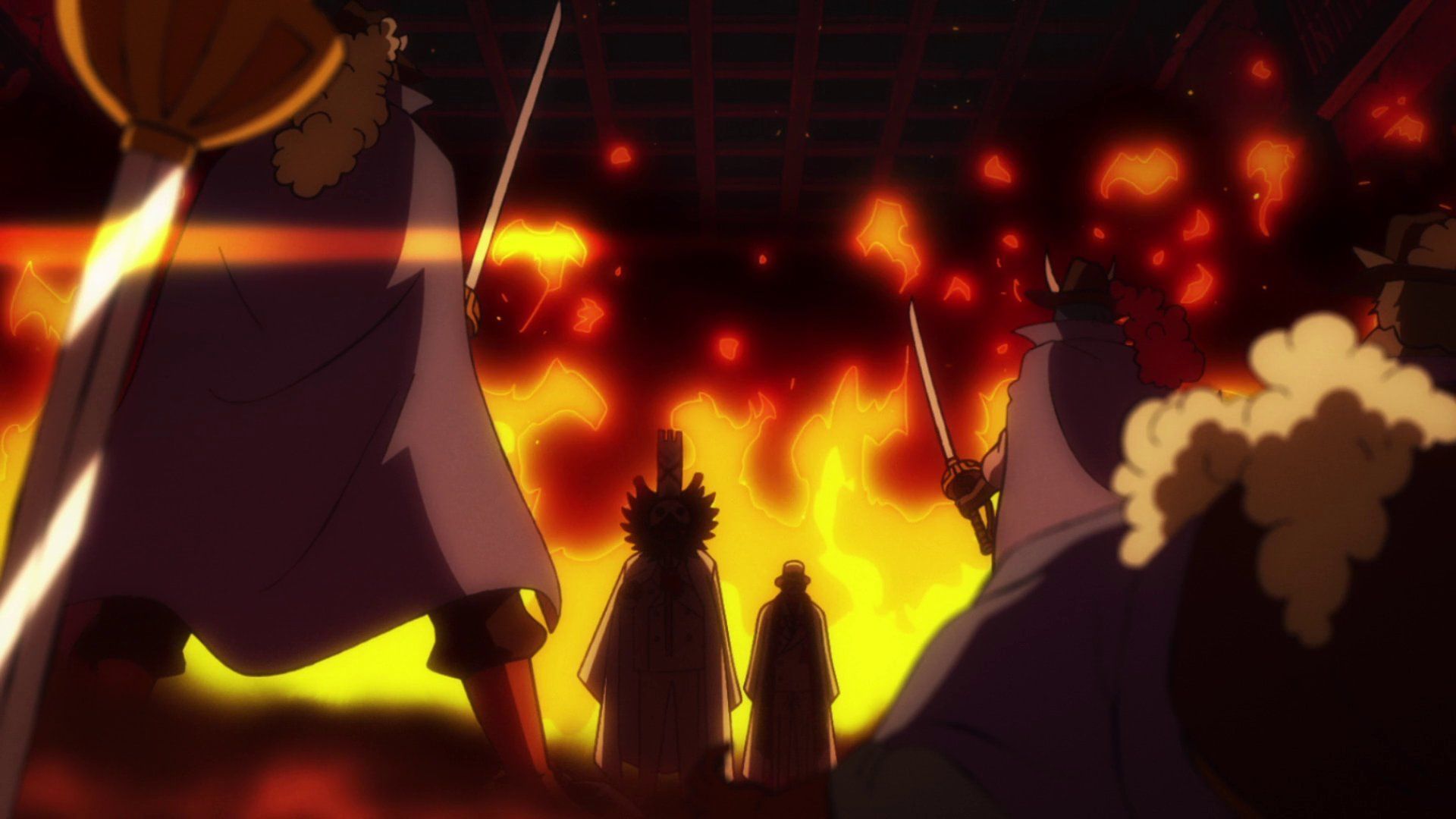 One Piece episode 1057 Sanji destroys his Raid Suit and unleashes a