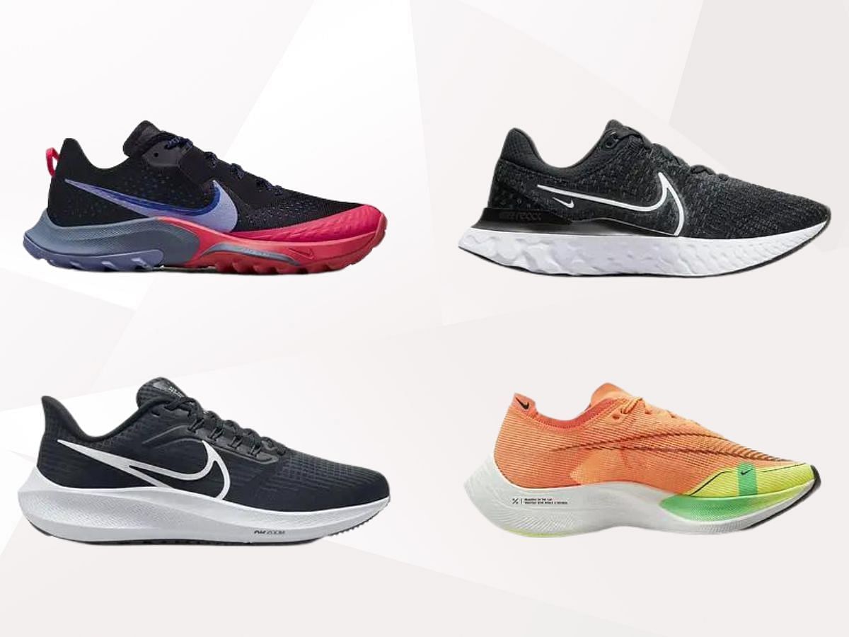 4 types of Nike running shoes and their latest shoe models