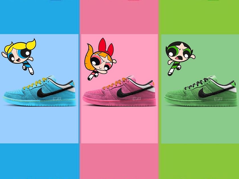 The Powerpuff Girls X Nike SB Dunk Low sneakers Everything we know so far