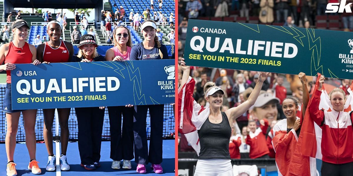 Billie Jean King Cup 2023 USA, Canada and other teams who qualified for the Finals