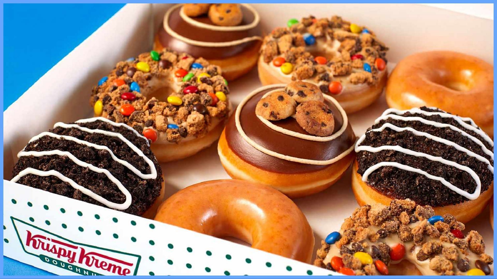 Krispy Kreme Cookie Blast Doughnut Collection Where To Buy Varieties