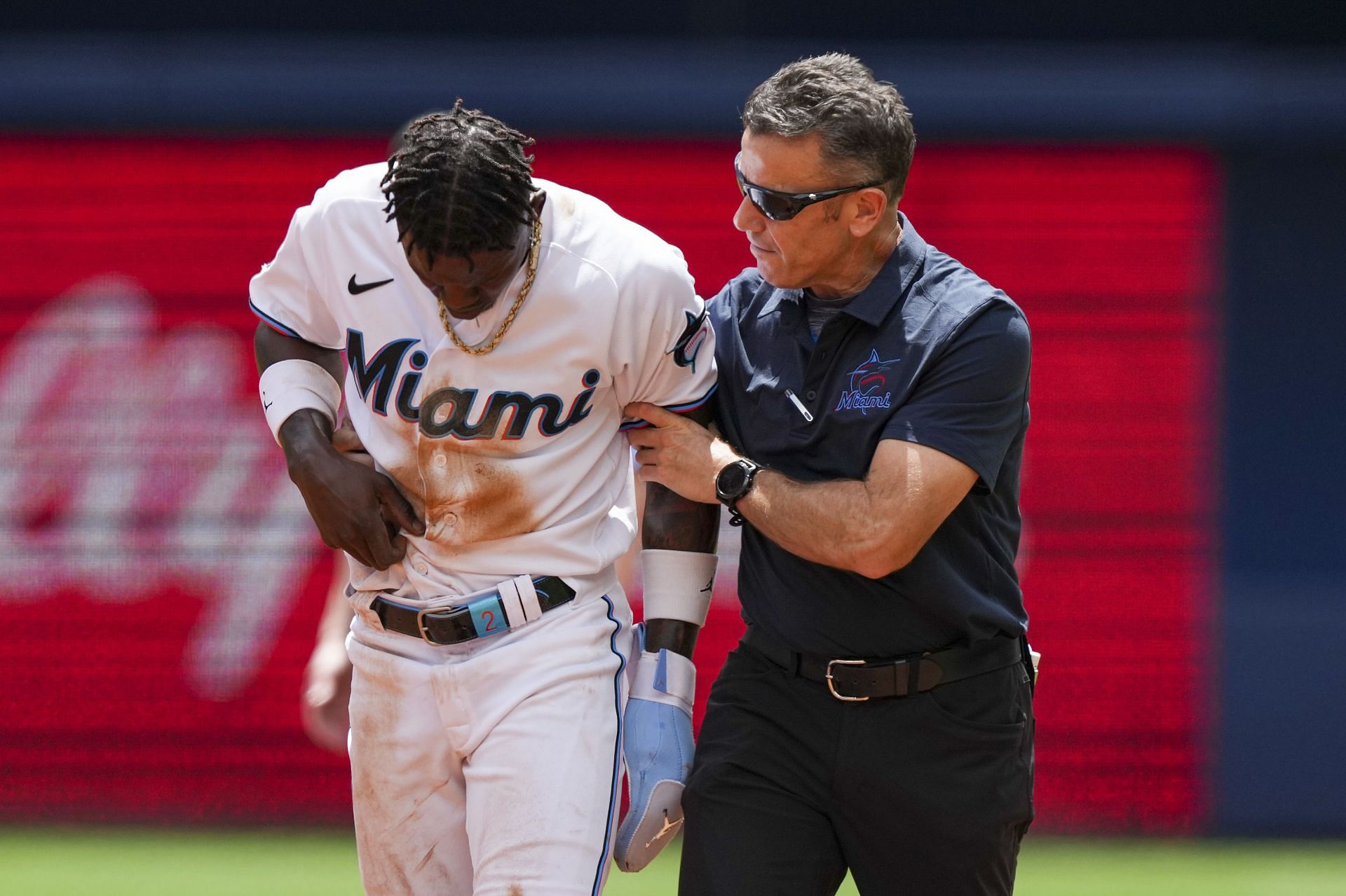 Miami Marlins Fans React To Jazz Chisholm Jr. Leaving Game After ...