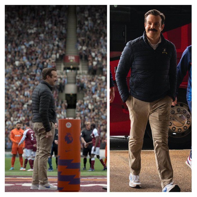 ted lasso red nike shoes