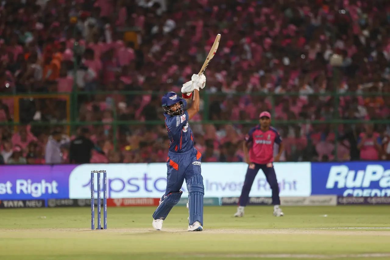 केएल राहुल बल्लेबाजी के दौरान (Photo Credit - IPLT20)