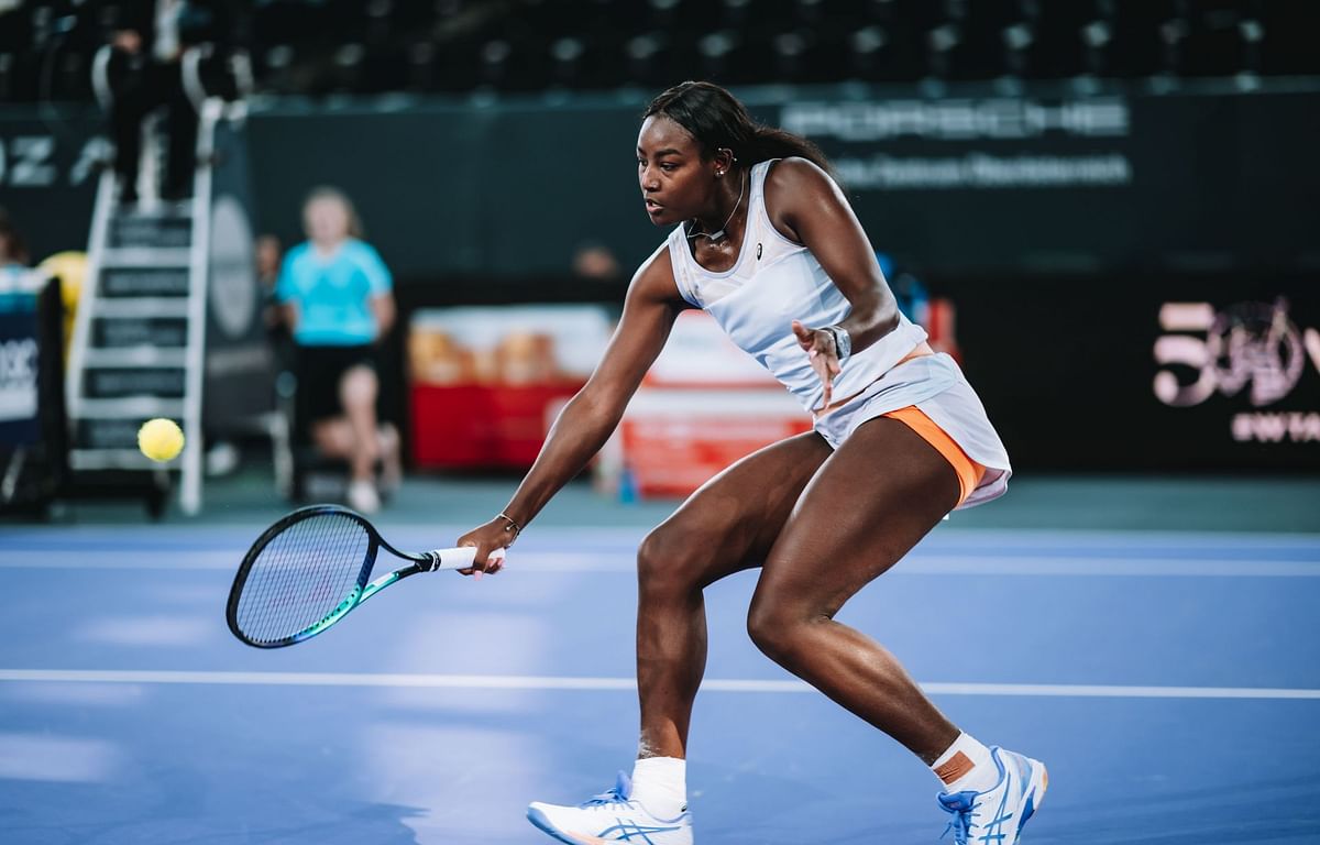 Alycia Parks delighted to have father back cheering her on in Madrid