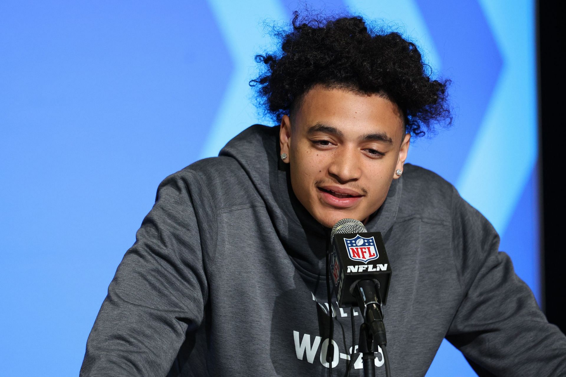 جهاز استقبال واسع في ولاية تينيسي Jalin Hyatt في 2023 NFL Scouting Combine