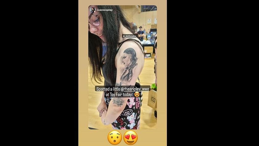 Rhea Ripley reacts to fan's arm tattoo - Hdnewsgk