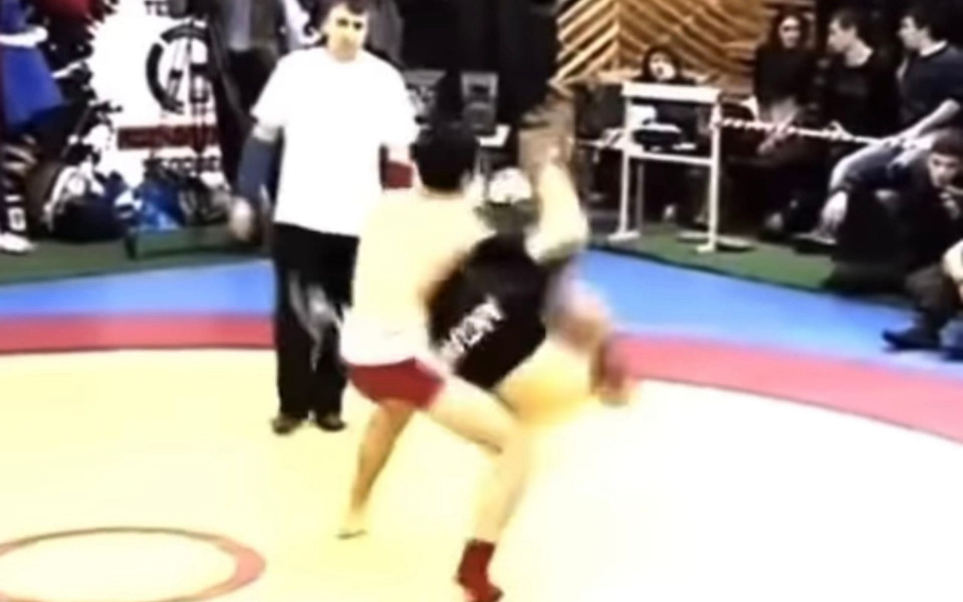 Read more about the article Rare footage of UFC legend Khabib Nurmagomedov’s spectacular flying armbar in his teenage years