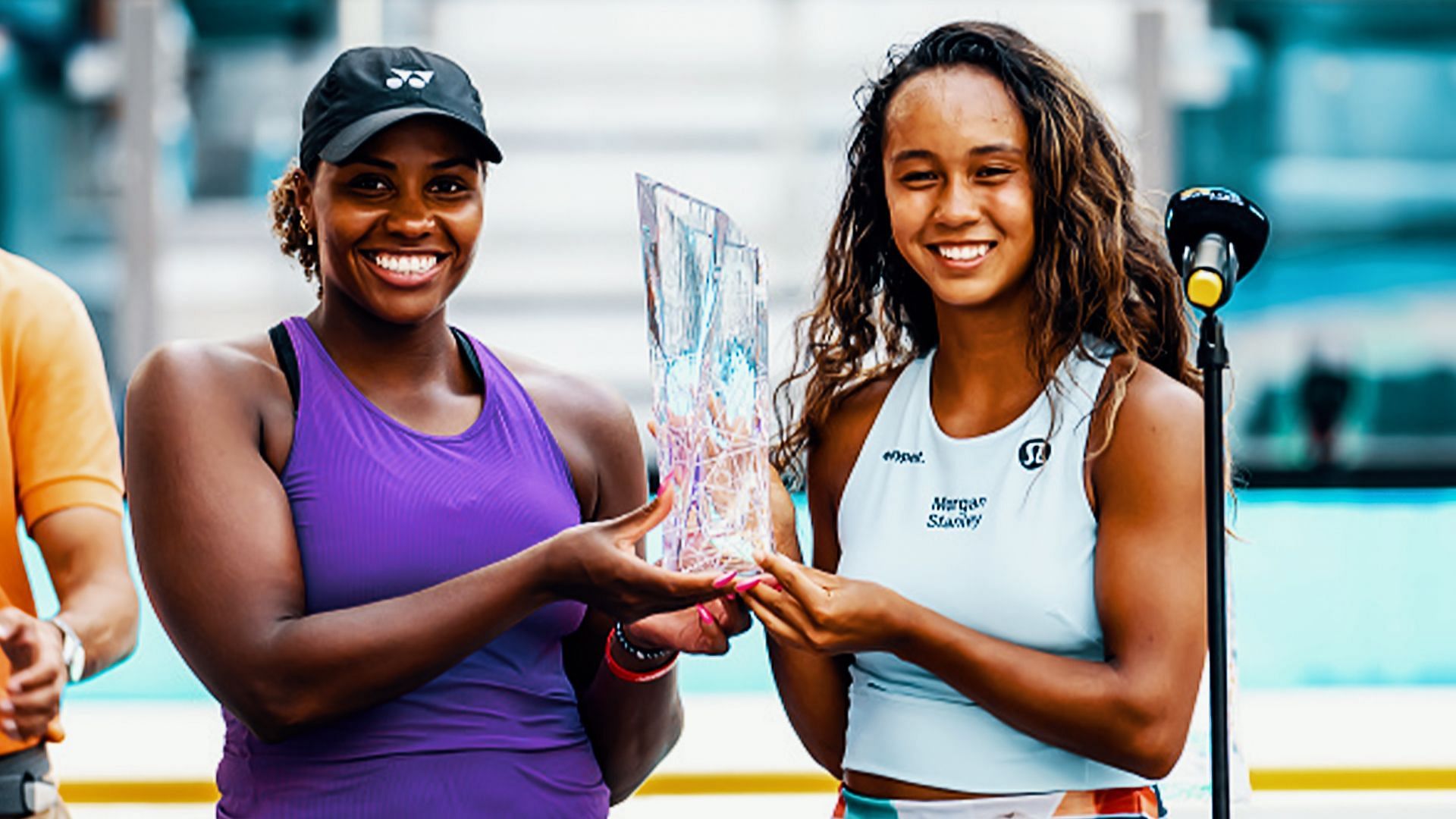 Miami Open runners-up Leylah Fernandez & Taylor Townsend gush over successful doubles partnership
