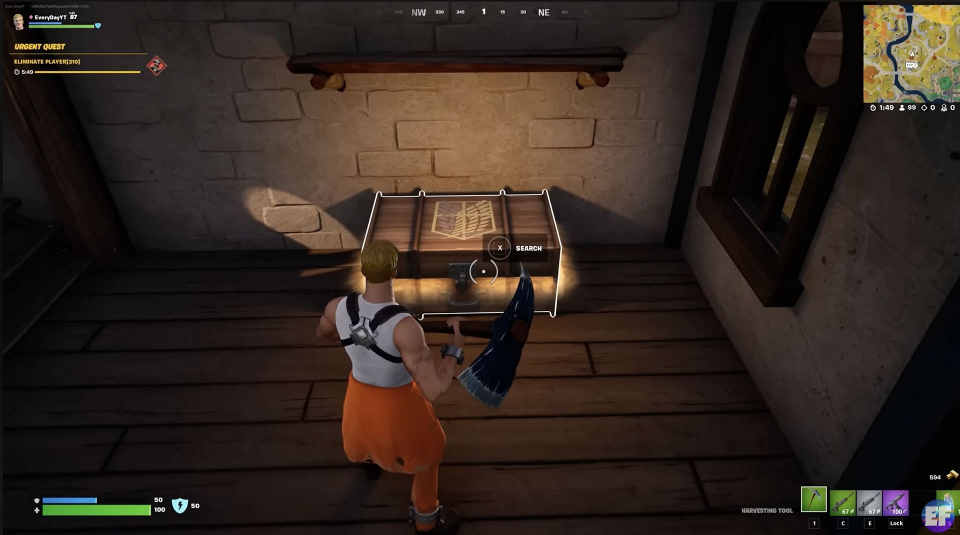 Open one of these new chests (Image via EveryDay FN on YouTube)
