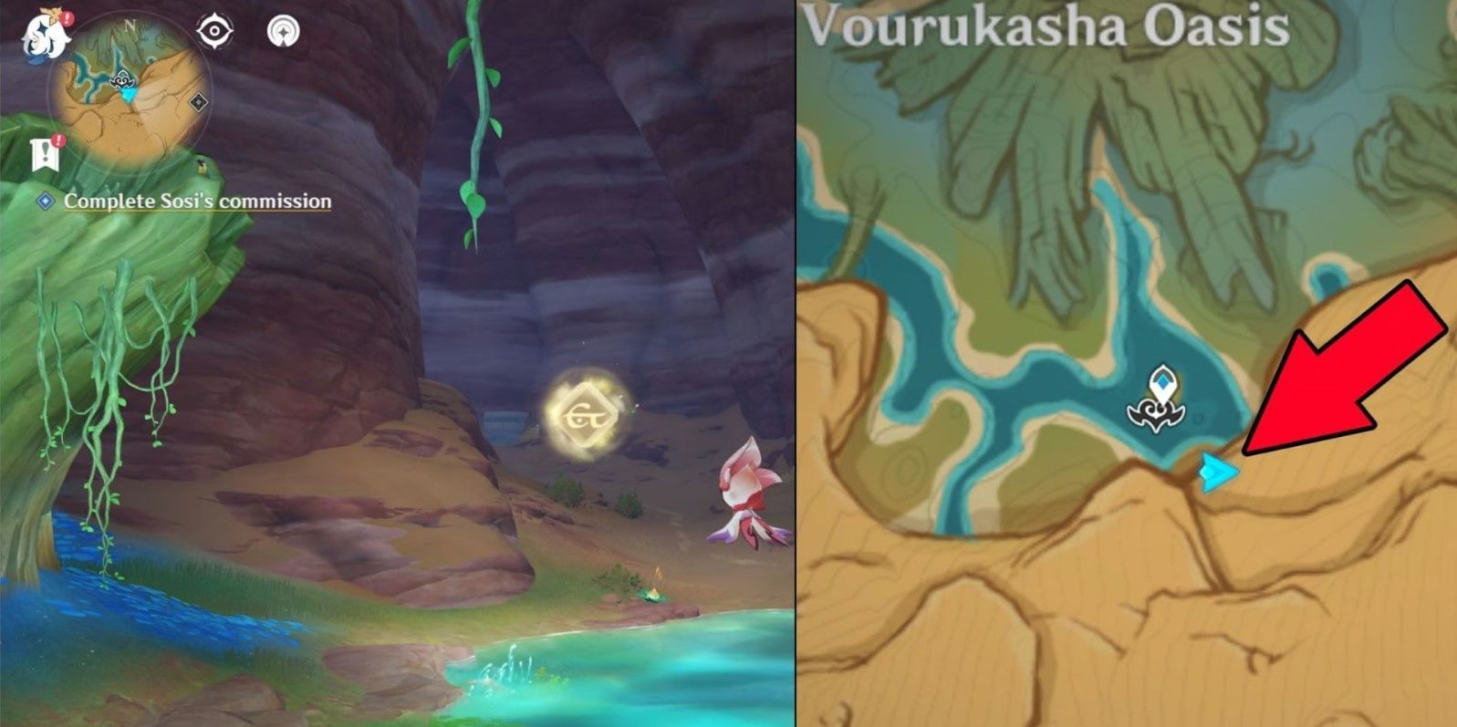 Genshin Impact Search for the Lost Monument Fragments guide All 4