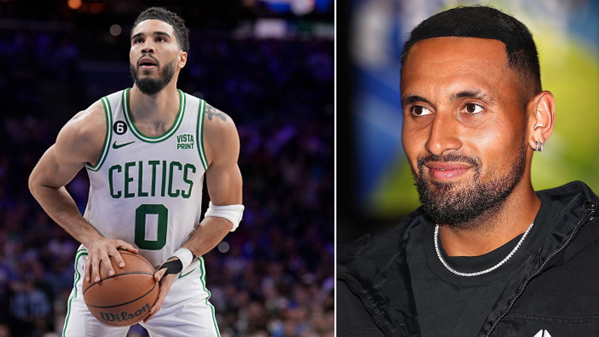 Nick Kyrgios reacts to Jayson Tatum first Celtic to average 30