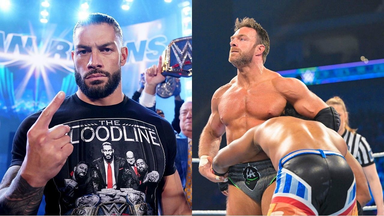 WWE सुपरस्टार्स रोमन रेंस और एलए नाइट