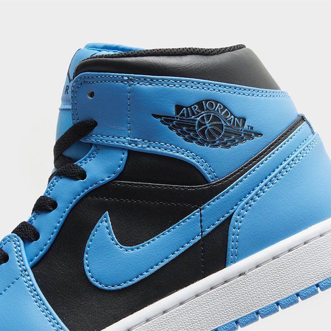 aj1 university blue mid