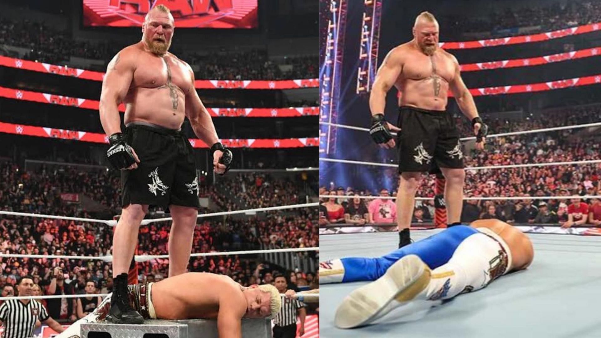 WWE दिग्गज ब्रॉक लैसनर की कोडी रोड्स के साथ दुश्मनी चल रही है 