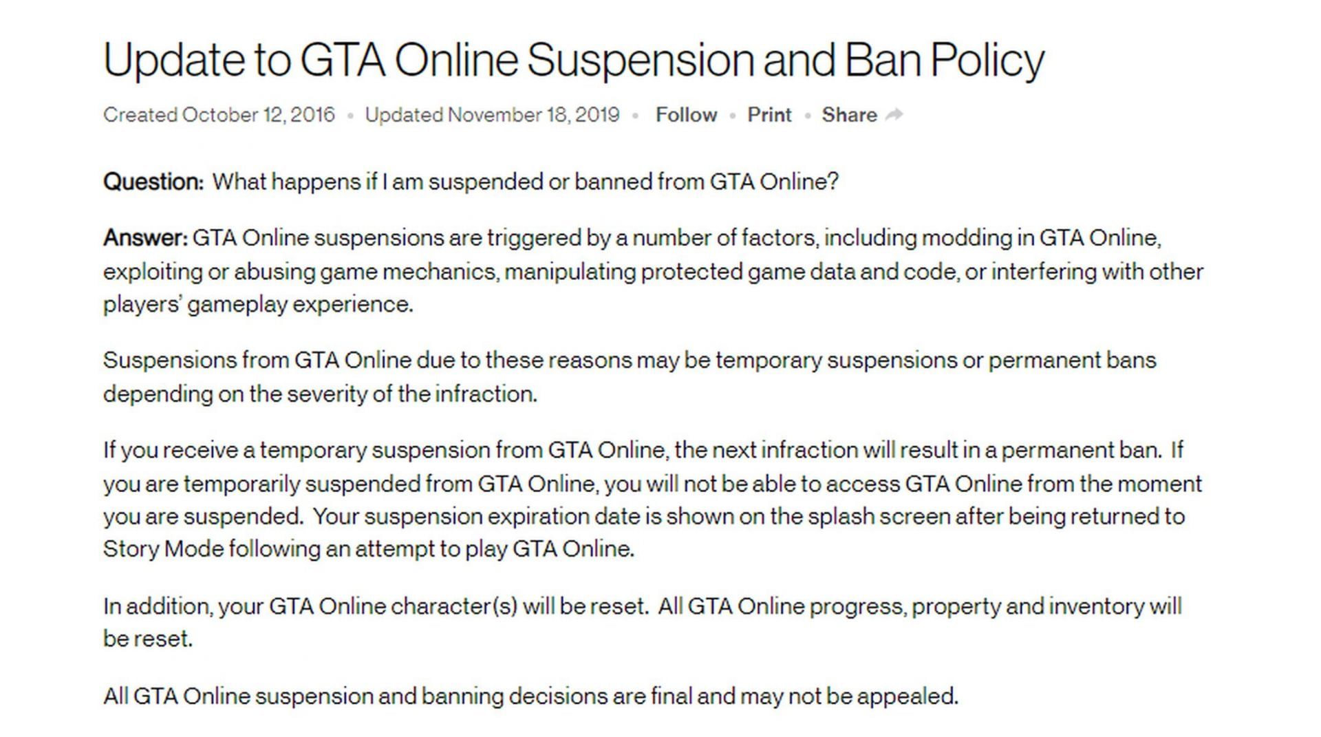 What GTA Online glitch abusers should know about Rockstar's suspension