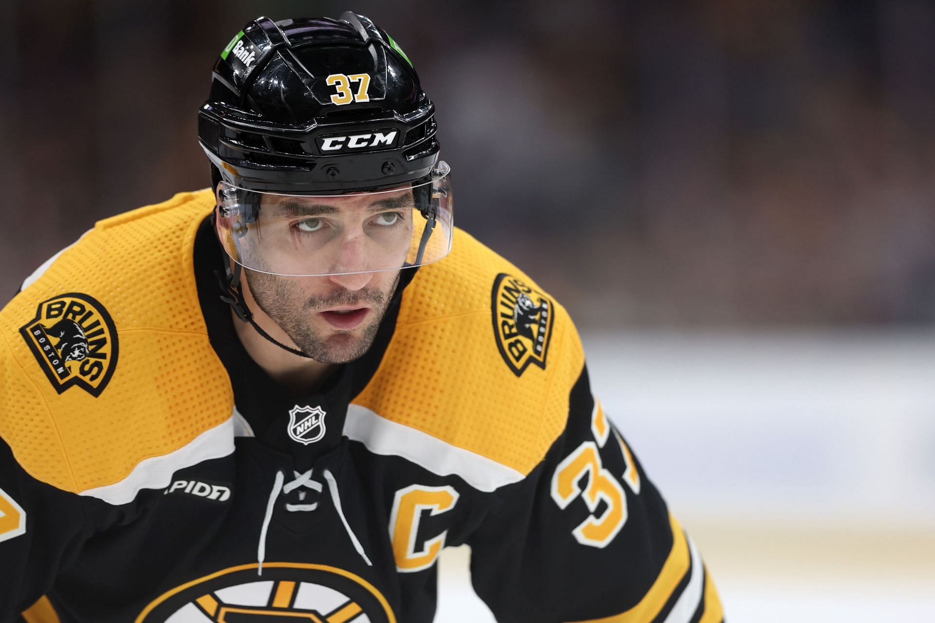 Read more about the article Patrice Bergeron might not play in Game 2 admits Jim Montgomery