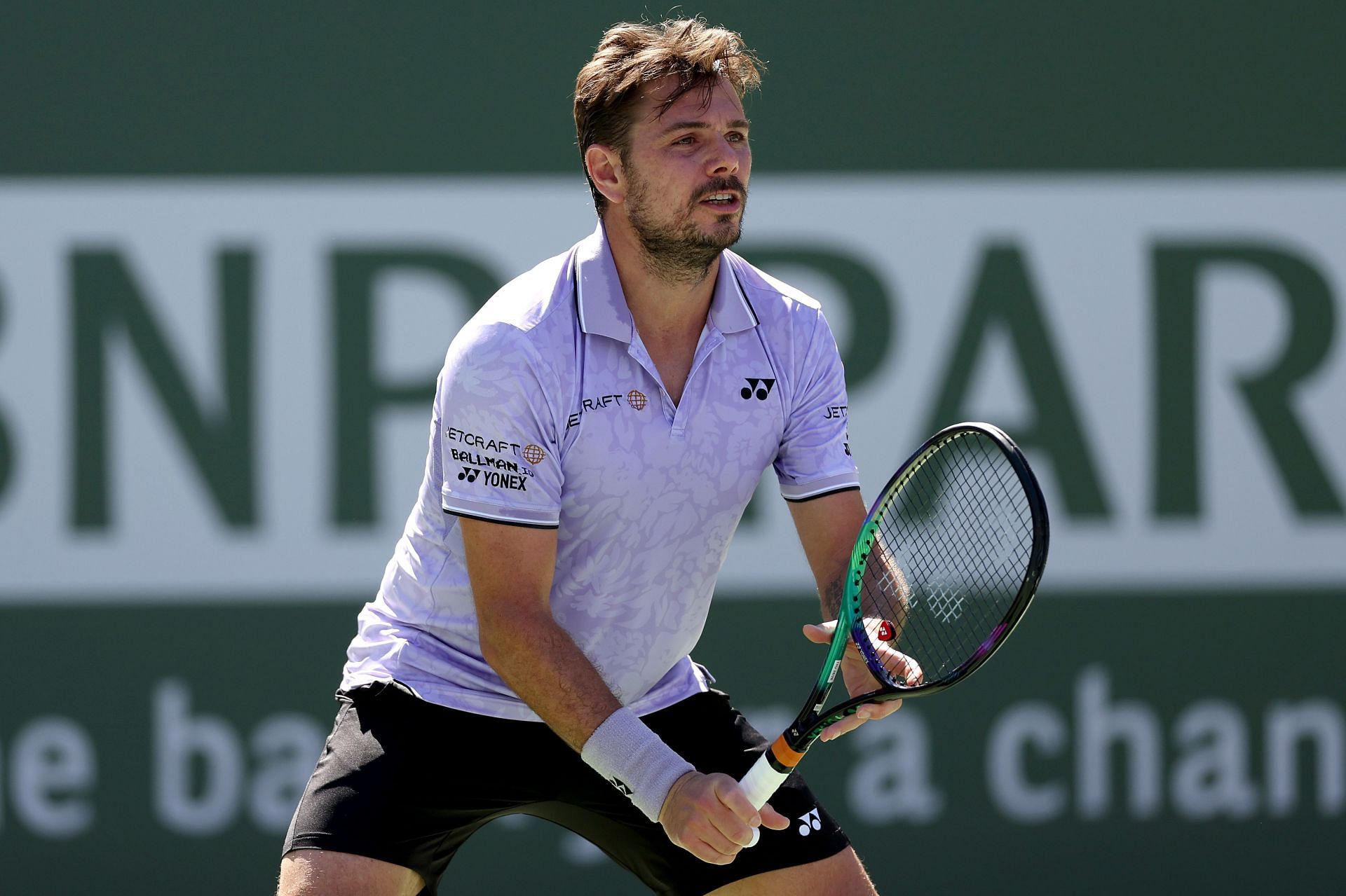 ستان فافرينكا في 2023 BNP Paribas Open.
