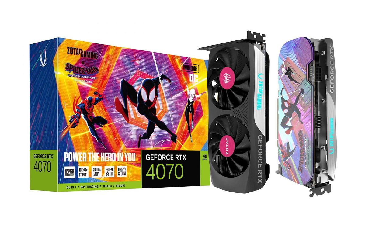 Zotac Announces Rtx 4070 Spider Man Across The Spider Verse Special Edition Prices Versions 5318