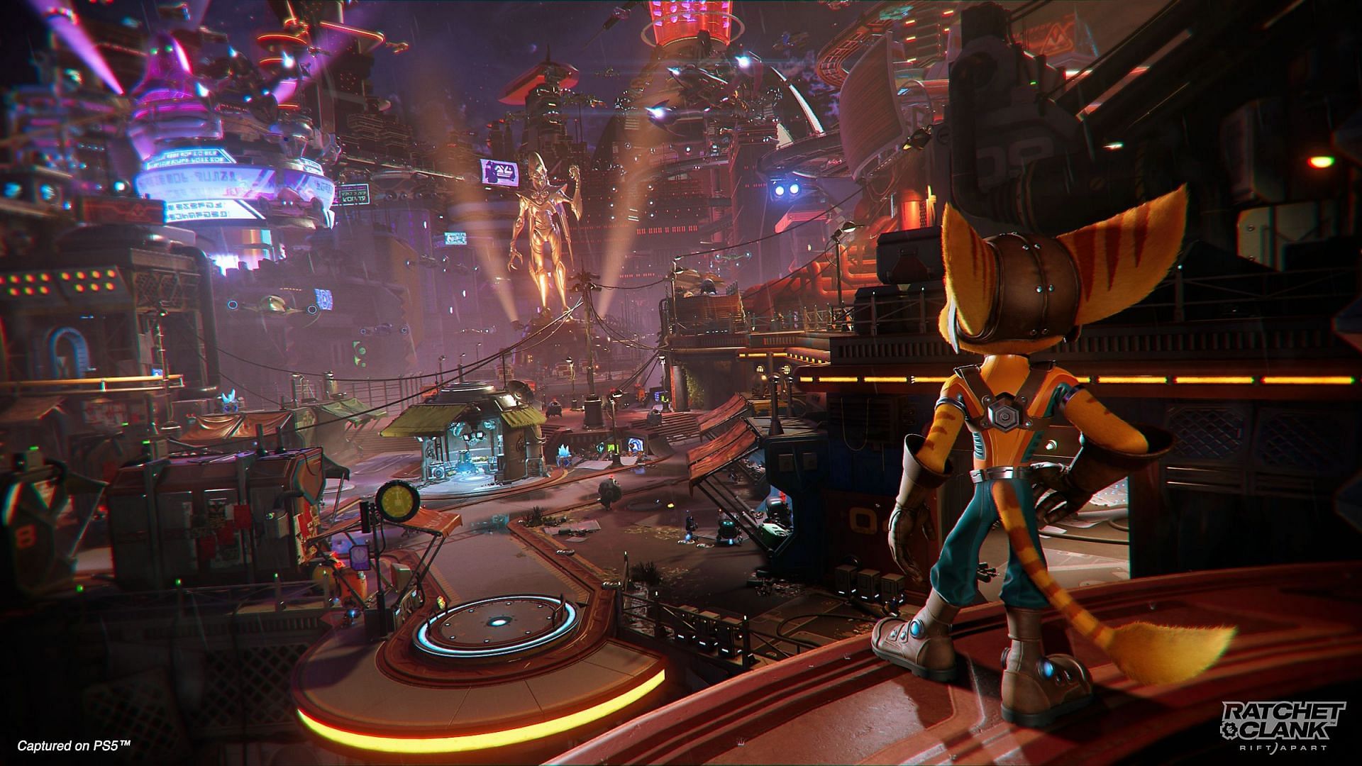 يمكن أن تبدو اللعبة مذهلة في بعض الأحيان (الصورة من Insomniac Games)