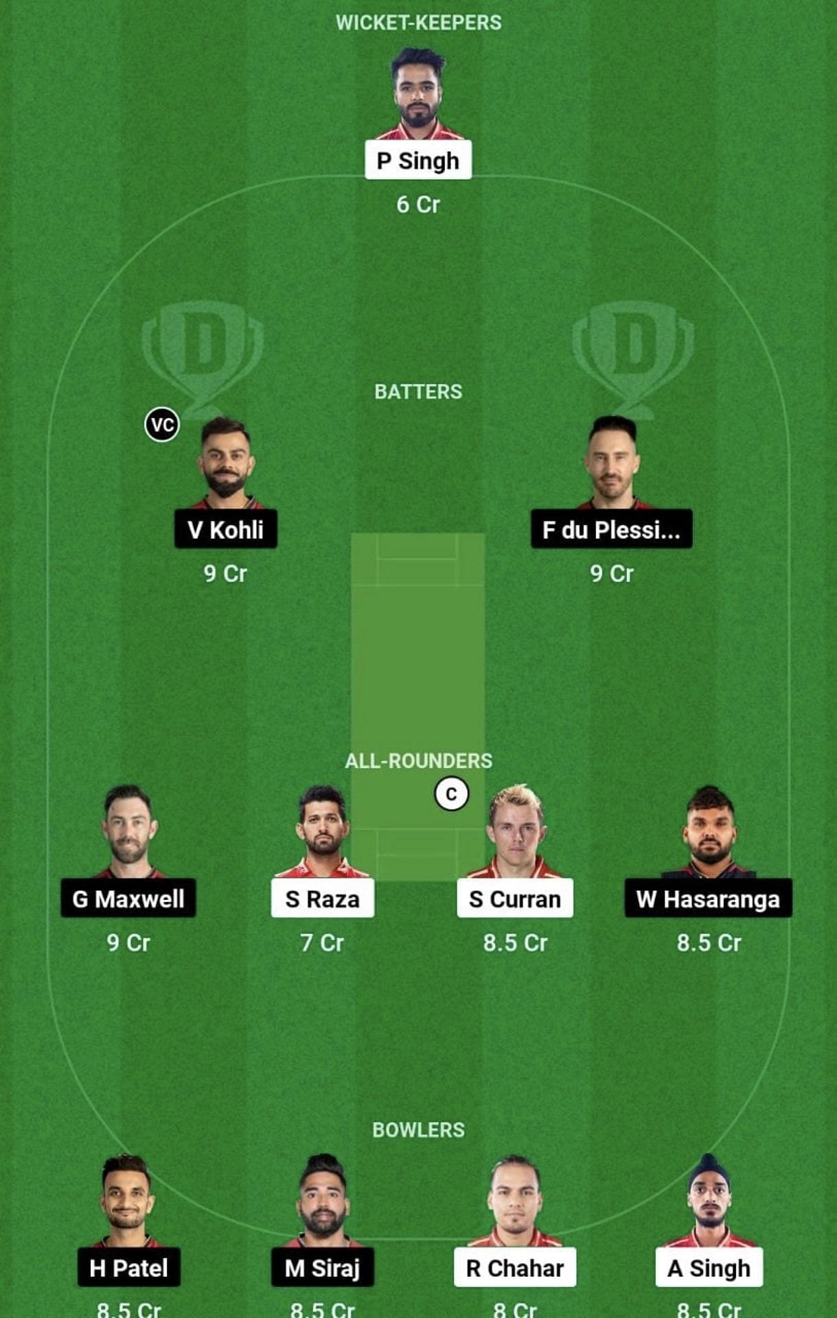 Pbks Vs Rcb Dream11 Prediction Fantasy Cricket Tips Todays Playing