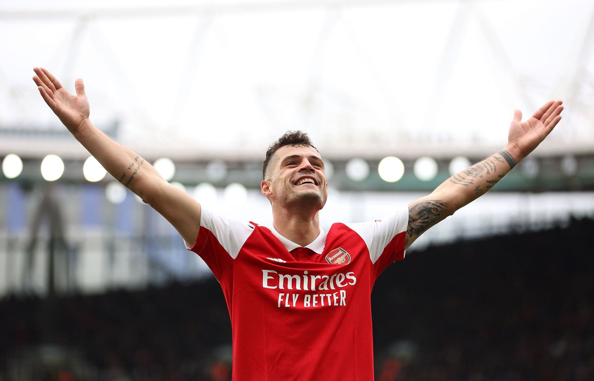 Granit Xhaka remains a first-team regular at the Emirates.