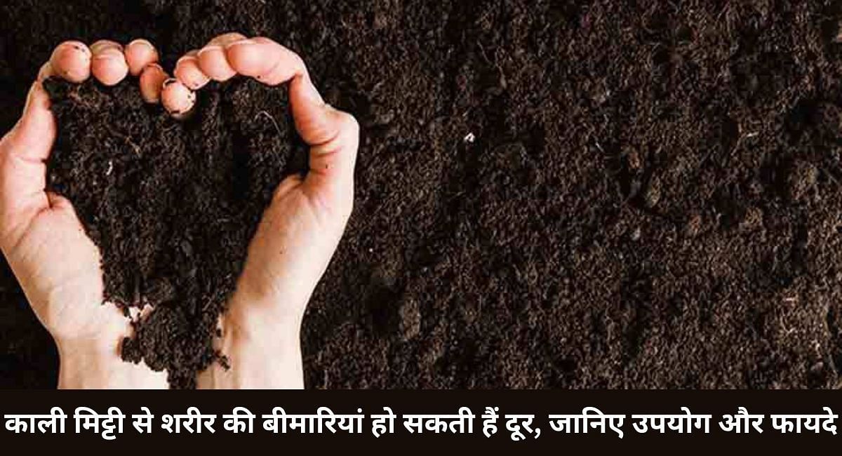 काली मिट्टी से शरीर की बीमारियां हो सकती हैं दूर, जानिए उपयोग और फायदे 