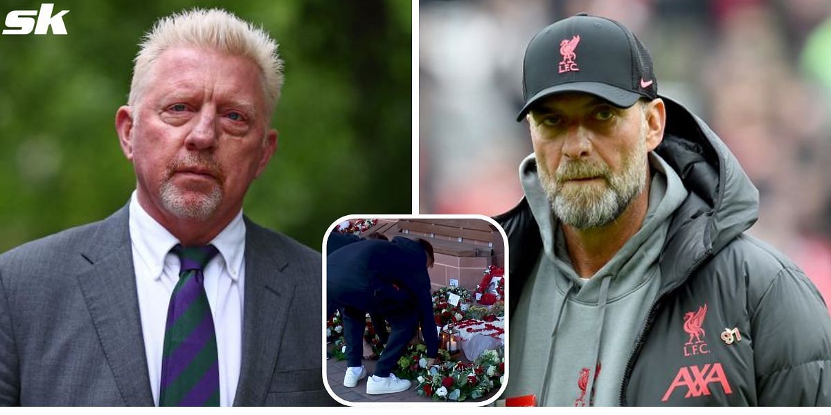 Boris Becker joins Liverpool captain Jordan Henderson and manager Jurgen Klopp in remembering victims of Hillsborough tragedy 