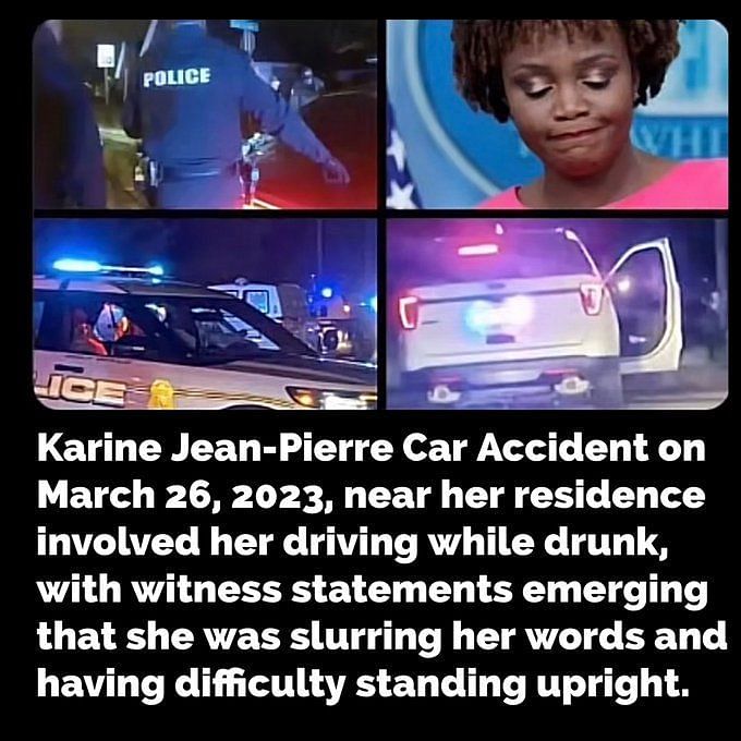 Karine Jean Pierre car accident and DUI claim debunked as allegations