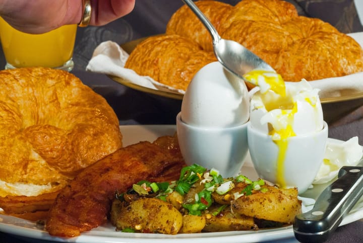 Eggs provide high-quality protein (Image via Unsplash/David B Townsend)