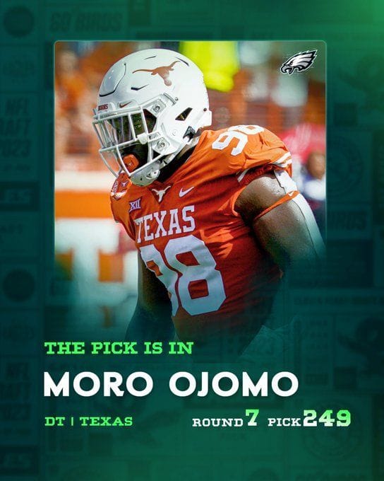 Philadelphia Eagles Draft picks 2023 Full list of Eagles selections