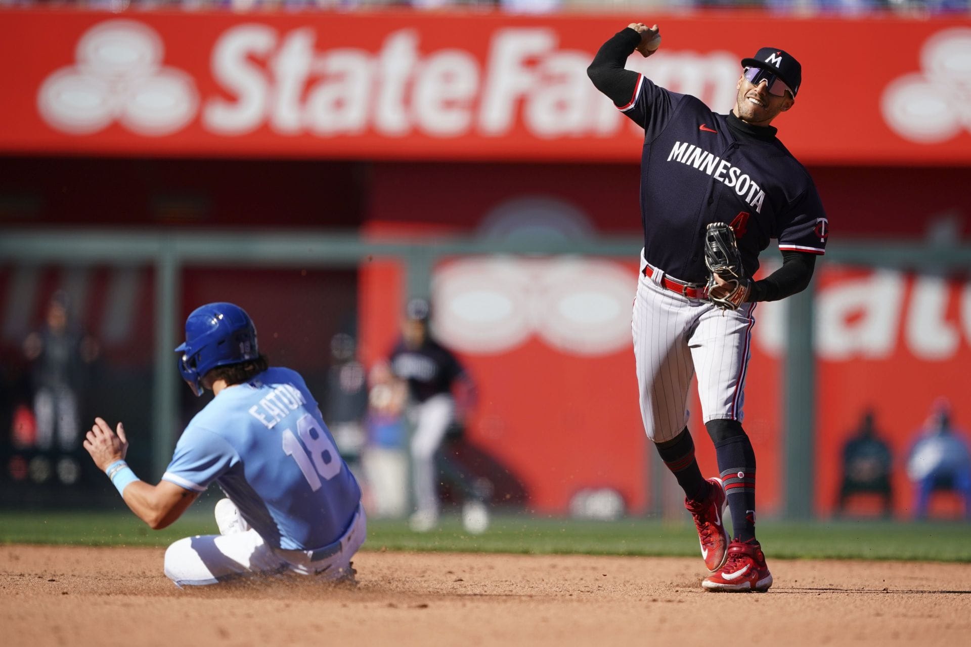 Minnesota Twins fans react as shortstop Carlos Correa sidelined for a