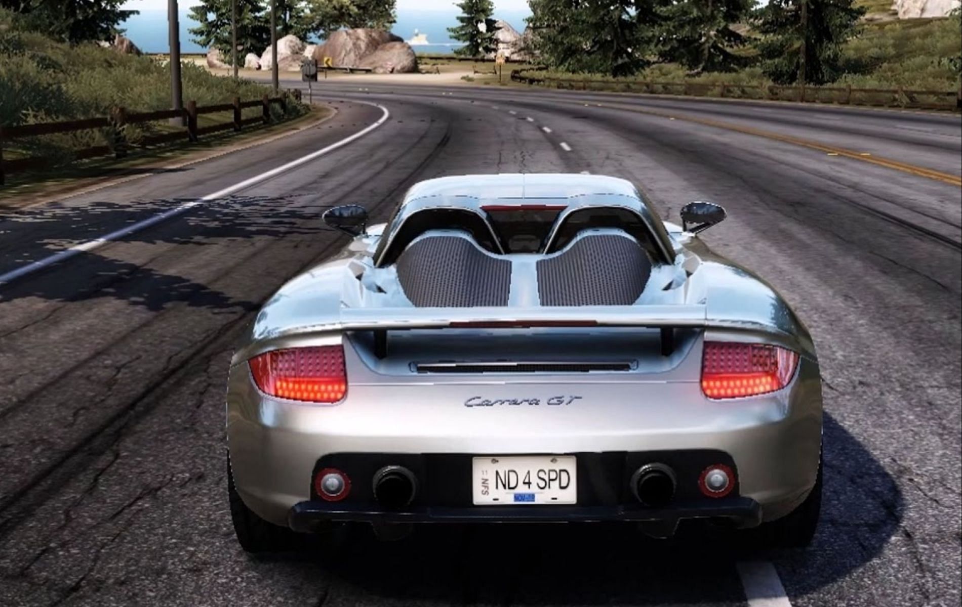 The Porche Carrera GT first made its appearance in NFS Porche Unleashed (Image via Thorneful/YouTube)