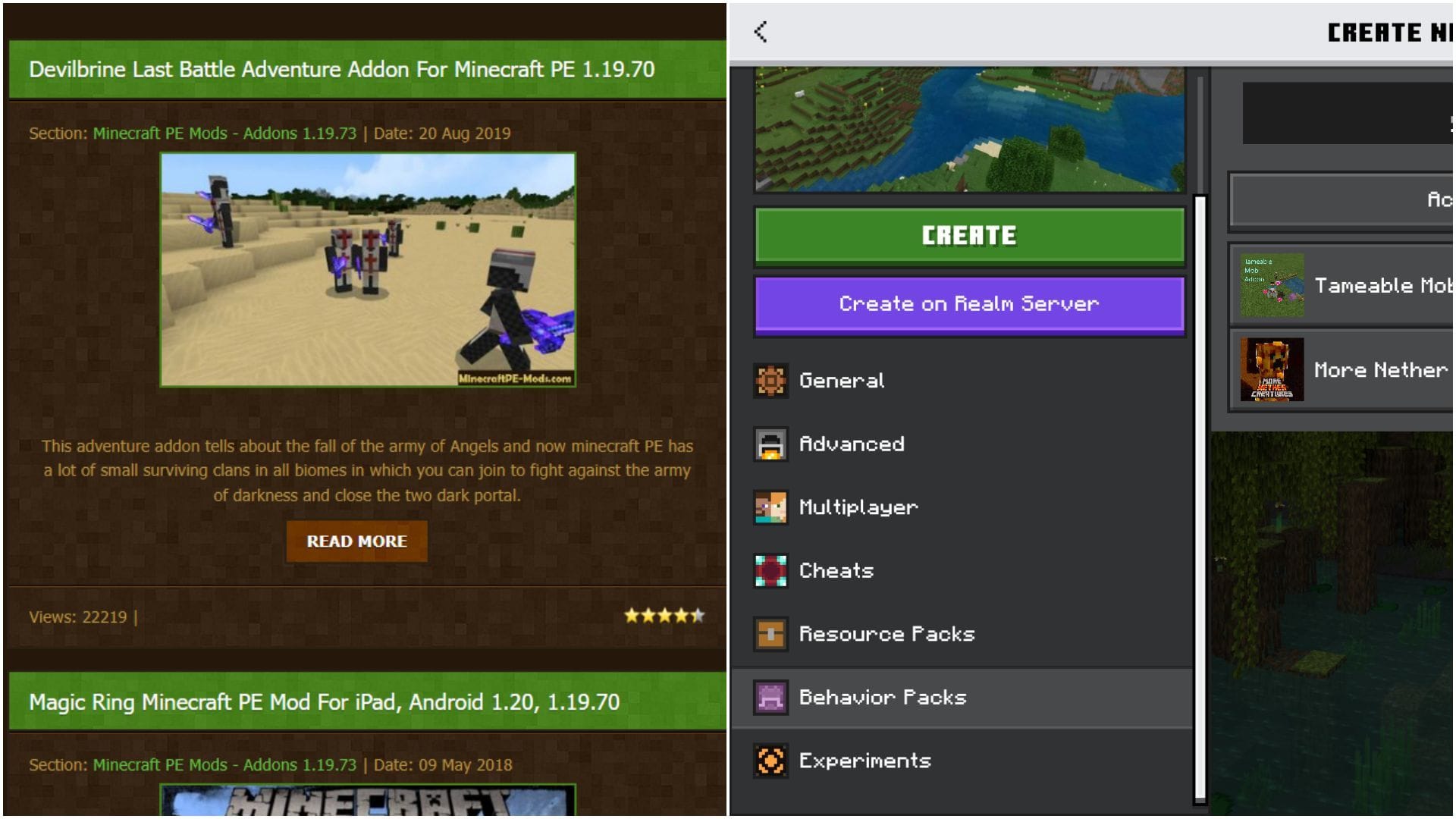 Behavior packs for Minecraft Bedrock Edition: Everything you need to know