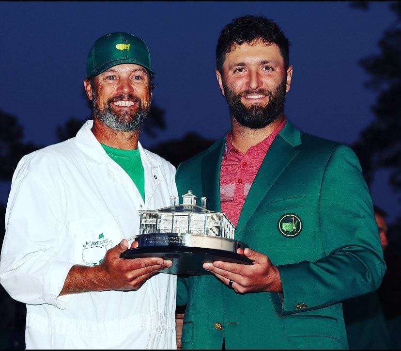 Who is Jon Rahm's caddie?