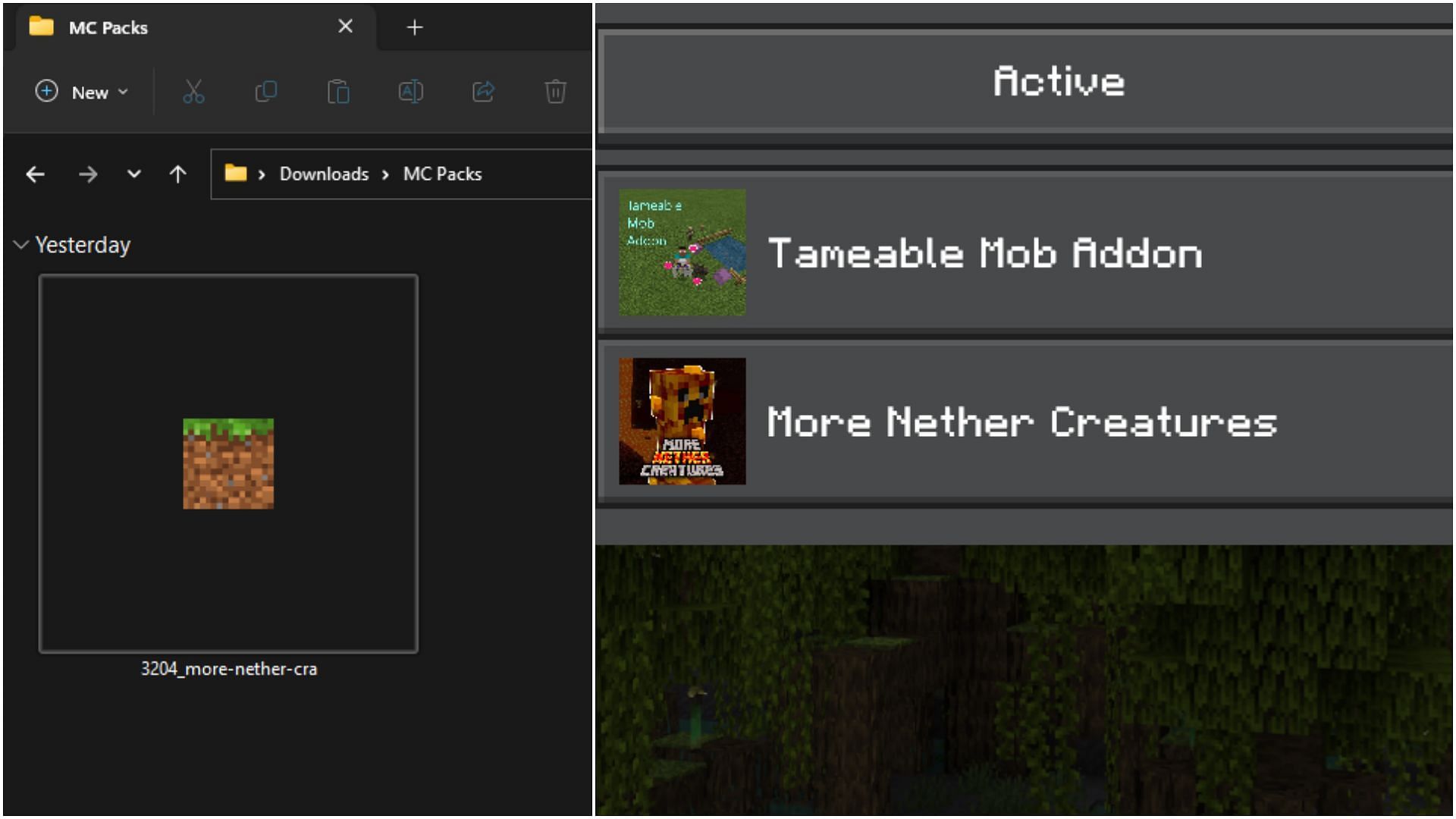 Behavior packs minecraft pe что это