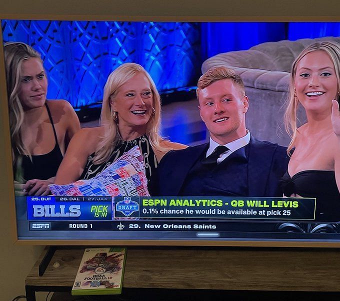 Fans can't stop focusing on Kentucky QB's sister at the 2023 NFL Draft ...