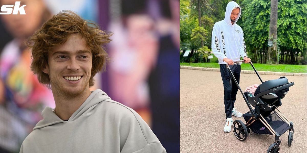 Andrey Rublev becomes godfather to Daniil Medvedev's daughter Alisa