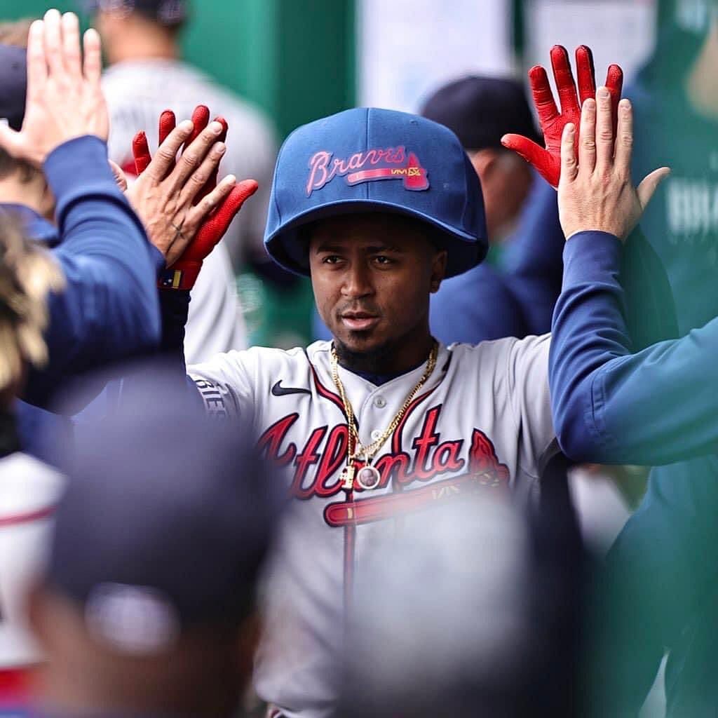 Why was the Atlanta Braves' big hat home run celebration banned