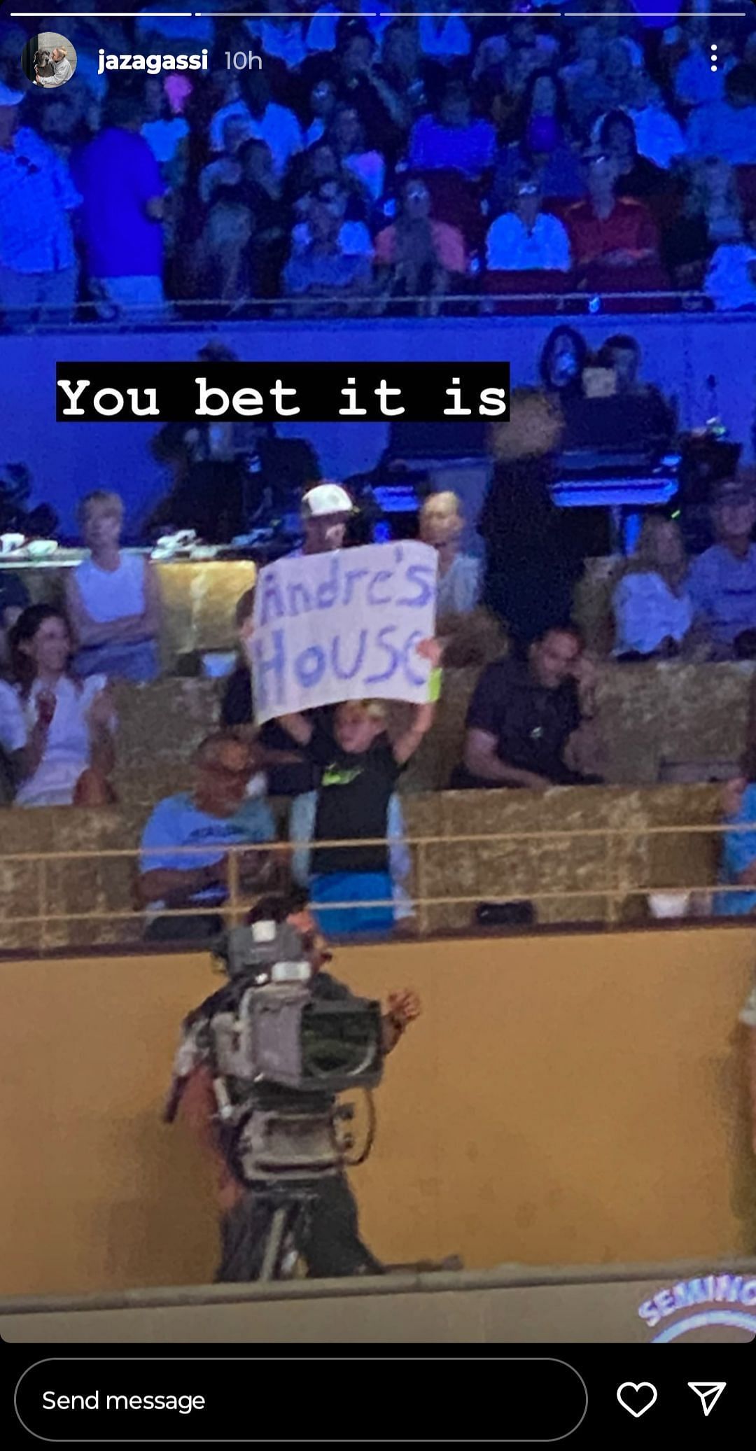 Watch: Andre Agassi's adorable reaction to Steffi Graf's arrival at ...